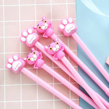 Cute Claw Pink Girl Student Gel Pen 0.5mm Kawaii Stationery Writing Pens Creative Stationery Office School Supplies 2024 - buy cheap