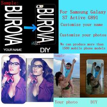 DIY custom design own name Customize printing your photo picture phone case cover for Samsung Galaxy S7 Active G891 2024 - buy cheap