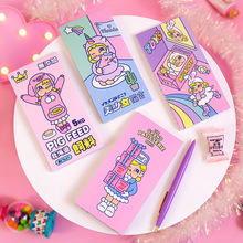 Cute Lollipop Girl Portable Memo Pad Daily Tear-off Message Notepad School Office Supplies Stationery 2024 - buy cheap