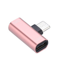 USB C аудио кабель зарядное устройство 2 в 1 Тип C к разъему типа C Aux Наушники Адаптер для Letv2Pro Max2 USB C конвертер 0128 #2 2024 - купить недорого