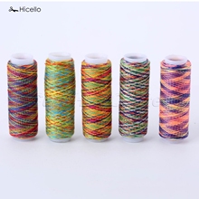 Hicello 5Pcs/bag Sewing Thread Hand Quilting Embroidery Rainbow Color Sewing Thread Home DIY Sewing Accessories Supplies Gifts 2024 - buy cheap