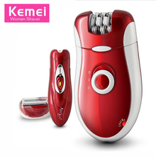 Original Kemei 3 In 1 Rechargeable Hair Removal Epilator Women Shaving Wool Device Knife Care Body Face lady Shaver KM-3068 2024 - buy cheap