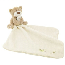 2019 Newborn Educational Soft Appease Towel Plush Toy Infant Reassure Towel Newborn Bear Baby Toys I0113 2024 - buy cheap