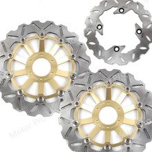 For Honda CB400N 1982 1983 1984 1985 1986 1987 1988 Front Rear Brake Disc Disk Rotor Kit Motorcycle CB 400 N CB400 CBR900RR Gold 2024 - buy cheap