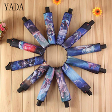 YADA-paraguas con estampado de constelaciones para mujer, sombrilla personalizada plegable con protección uv, color negro, a la moda, modelo YS015 2024 - compra barato