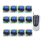 Miti-interruptor de controle remoto sem fio 1 transmissor + 12 receptor + caixa sku: 433mhz 12v 1ch 2026 - compre barato Miti-interruptor de controle remoto sem fio 1 transmissor + 12 receptor + caixa sku: 433mhz 12v 1ch 2026 - compre barato