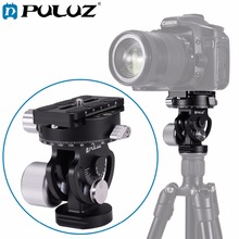 Puluz-tripé panorâmico com 2 vias e visão de pássaros, suporte para fotos, com placa de liberação rápida, 3 níveis de bolha, bolsa para transporte 2024 - compre barato