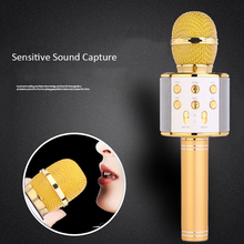 New Original WS858 Wireless Karaoke Microphone Portable Bluetooth mini home KTV for Music Playing and Singing Speaker Player 2024 - buy cheap