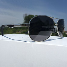 DESIGN DA MARCA de luxo Polarizada Óculos De Sol Dos Homens de Alumínio feixe Duplo Grande quadro Mulheres óculos de Condução Óculos de Sol piloto UV400 2024 - compre barato