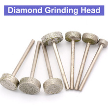 5pcs 3x12-16mm E Diamond Grinding Head Amber Carving Emerald Grinding Needle Jade Carving Tools Original Stone Polishing Tool 2024 - buy cheap
