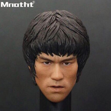 1/6 Scale Head Sculpt Bruce Lee Head Carved Model Play Murder for Me for 12inch action figure toy accessories m5 2024 - buy cheap