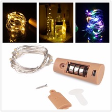 Home Decorative Lights 1M 2M Corker Copper Wire String Light Garland Christmas Fairy Lights for Glass Craft Bottle Decoration 2024 - buy cheap