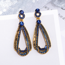 Vintage Boho Big Drop Earrings For Women Females Ethnic Crystal Long Dangle Earrings Brincos Statement Jewelry Accessories WX225 2024 - buy cheap