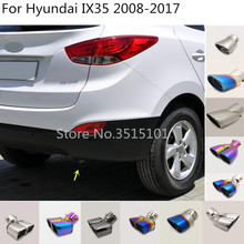 Silenciador de cubierta de coche, salida de tubo de escape dedicado, IX35 para Hyundai, 2008, 2009, 2010, 2011, 2012, 2013, 2014, 2015, 2016, 2017, 1 unidad 2024 - compra barato