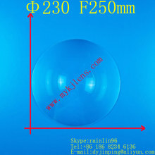 Fresnel lens Diameter 230mm focal length 250mm PMMA material lamp light ,flash light,stage lights ,industrial light fresnel lens 2024 - buy cheap