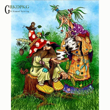 GRKDPKJ NEW Diy Diamond Painting Cross Stitch Fairy Tale World Needlework 5D Diamond Mosaic Set Unfinished Diamond Embroidery xx 2024 - buy cheap