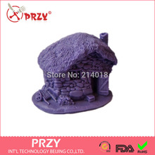 DIY Sell hot 3D house/stone shaped  silicone mold   fondant Cake decoration mold Handmade soap mold 2024 - buy cheap