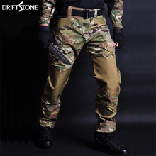 Men Camouflage Jogger Military Tactical Pants Waterproof US Army Combat Cargo Pant Multi Pockets Wearproof Trousers 2024 - buy cheap