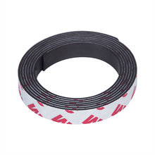 1 Meter Rubber Magnetic 10*1 mm Tape width 10 mm thickness 1 mm self Adhesive Flexible Magnetic Strip Rubber Magnetic 2024 - buy cheap