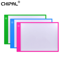Chipal tablet gráfico digital, estêncil para desenho artístico, caixa de luz para rascunho escrita coppy tablet eletrônico 2024 - compre barato