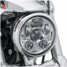 Chrome 5.75 Inch LED Headlight 5 3/4" led 45W motorbike headlights for  Sportster 883 XL883 FXCW. 2024 - buy cheap