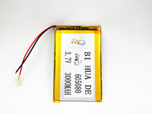 Li-po 3,7 V 3000 mAh 605080 de polímero de litio Li-Po li recargable de ion de las células de las baterías para Mp3 MP4 MP5 GPS 2024 - compra barato