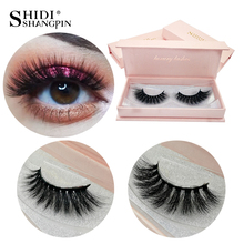 SHIDISHANGPIN 1 Pair Mink Eyelashes Cilios Eyelashes Natural 1 Box 3d Mink Lashes Maquiagem Volume Cilios Mink False Eyelashes 2024 - buy cheap