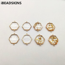 New arrival! 22x18mm 50pcs Pentagon Connectors for Hand made Earring parts,Jewelry Accessories,Findings&Components 2024 - buy cheap