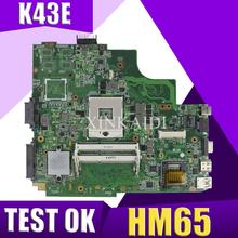 XinKaidi  K43SD/K43E Laptop motherboard for ASUS K43E K43SD A43E P43E Test original mainboard HM65 2024 - buy cheap