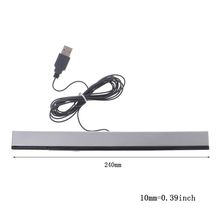 Проводной инфракрасный ИК-сигнал луч датчик бар/приемник проводные датчики приемники геймпады для Nitendo Wii Remote 2024 - купить недорого