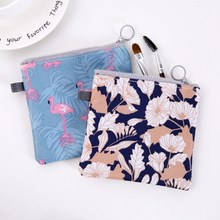 Women Cartoon Flamingo Cosmetic Bag Travel Makeup Purse Case Zipper Make Up Bath Organizer Storage Pouch Toiletry Wash Beaut Kit 2024 - buy cheap