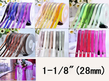 [IuBuFiGo] 1-1/8"(28mm) Double Face Satin Ribbon Packing Satin 100yard/roll 2024 - buy cheap