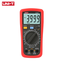 Multímetro Digital de UNI-T, probador de corriente de voltaje NCV, CA, CC, ohmios, frecuencia de temperatura, prueba de resistencia HFE UT39A + UT39C + 2024 - compra barato