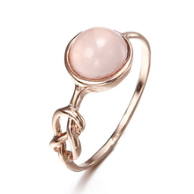Новый дизайн изысканные красивые кольца из натурального опала для женщин Свадебные обручальные кольца подарки на день рождения Bague Femme 2024 - купить недорого