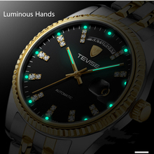 Tevise Mechanical Waterproof Men's Automatic Mechanical Watch Men Fashion Luxury Gold Luminous Men Watch Montre Homme 2019 Saati 2024 - buy cheap