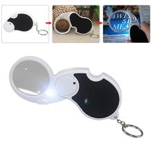 4X Portable Folding Magnifier Reading Illuminated Magnifier Glass Jewelry Coins Stamps Antiques Magnifying with LED light 2024 - buy cheap