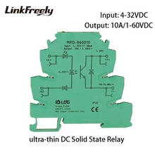 MRD-060D10 Mini PLC LED Interface Solid State Relay Module DC DC 10A 1-60VDC Ouput Input:5V 12V 24VDC SSR Voltage Relay DIN Rail 2024 - buy cheap