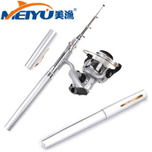 1M Pen Fishing Rod With 2000 spinning reel with 50m Fishing Line Telescopic Fishing rod Mini rod 2024 - buy cheap