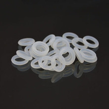 10pcs Silicone O-ring white Wire diameter 5mm VMQ seal OD 45mm-68mm High temperature resistance Food contact level rubber 2024 - buy cheap