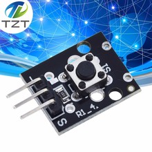 TZT  KY-004 3pin Button Key Switch Sensor Module for Arduino Diy Starter Kit 6*6*5mm 6x6x5mm KY004 2024 - buy cheap