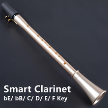 Mini clarinete chinês de bolso, saxofone inteligente, instrumentos musicais de sopro, clarinete, saxofone de bolso, instrumentos musicais para iniciantes com palhetas bb/eb/c/d/e/f 2024 - compre barato