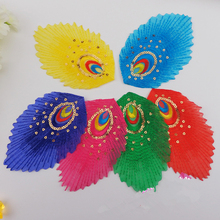 Apliques florais em 3d 10 familiar, apliques bordados com lantejoulas em ferro sobre caudas de pavão e flores 11*7cm 2024 - compre barato