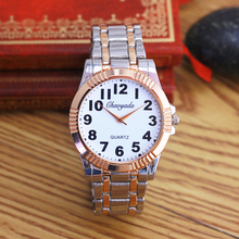 2021 novos homens cavalheiro luxo aço inoxidável quartzo rosa ouro relógios velhos presentes pai pulseira relógios reloj hombre 2024 - compre barato