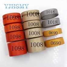 YJHSMY-cintas de Color sólido, J-181007-L38mm de 10/16/20/25/38mm, transferencia térmica impresa de grogrén, embalaje de regalo DIY 2024 - compra barato