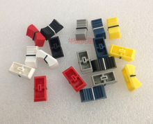 12pcs Mixer Potentiometer Push Button Knob Cap Fader Cap / Mixing station Light stage Hole Width 4MM Blue Yellow White Gray Red 2024 - buy cheap