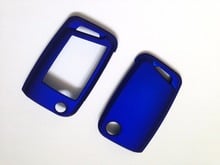 Metallic Blue Hard Plastic 5G0 Keyless Remote Key Fob Flip Key Protection Case Cover 3 Button For VW MK7 2024 - buy cheap