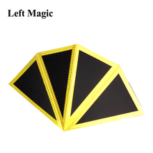 Funnel (Four-Screen Fan) Production  Magic Tricks Appearing Magie Stage Close Up Gimmick Prop Accessories 2024 - buy cheap
