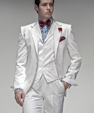 Notch Lapel Two Buttons Men Suits Fashion Bespoke Terno Masculino Slim Ropa HombresBlazer(Jacket+Pant+Bowtie+Handkerchiefs+Vest) 2024 - buy cheap