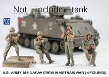 Figura de resina sem pintura escala 1/35, equipamento de afv do vietnã (não contém tanque) 2024 - compre barato