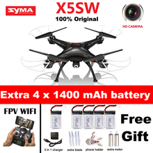 SYMA X5SW X5SW-1 WIFI RC Drone Quadcopter with FPV Camera Headless 6-Axis Real Time RC Helicopter Quad copter Toys vs x5c 2024 - buy cheap
